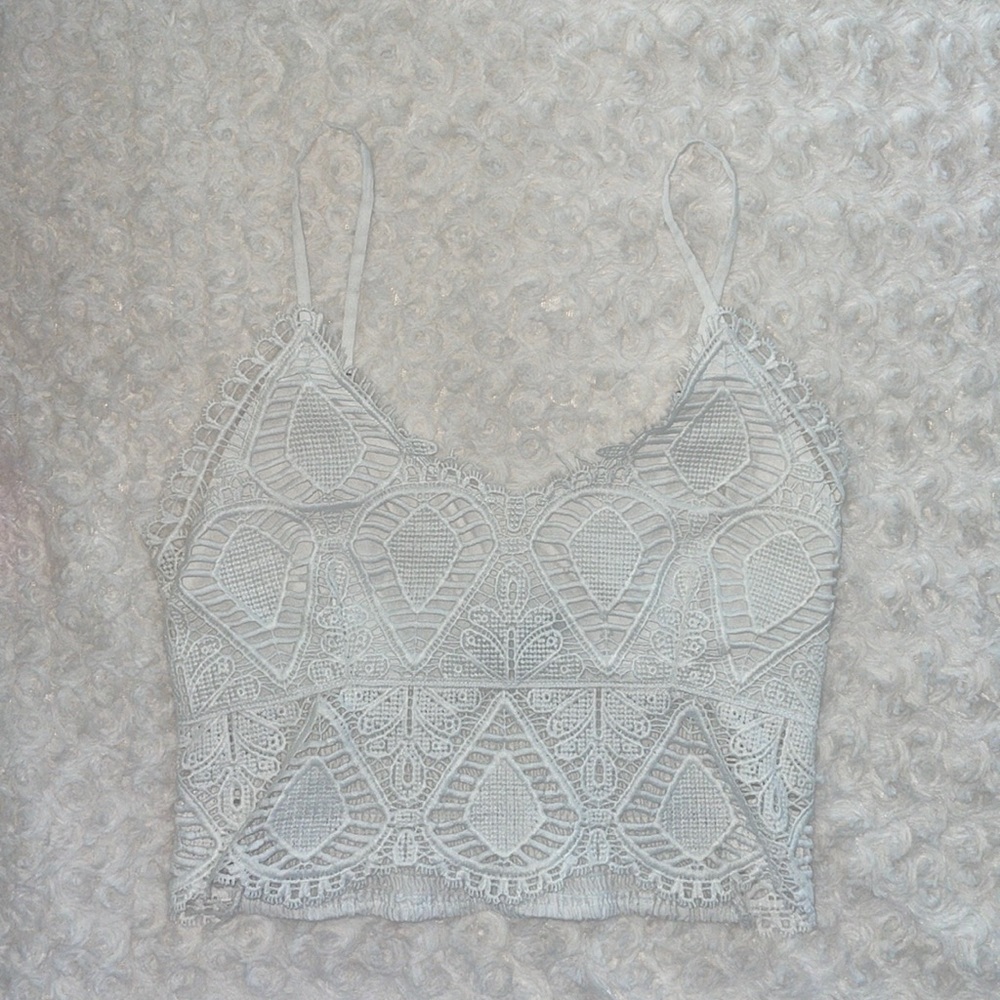 White crop top